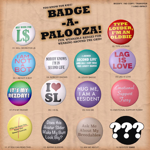 09. [YKFK] Badge-A-Palooza - Hug Me (Add Me)