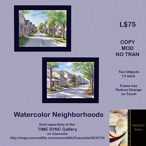 Watercolor Neighborhoods