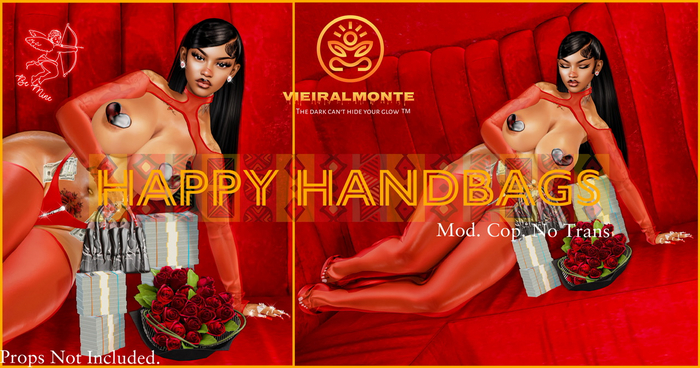 [V] 'HAPPY HANDBAGS' POSE