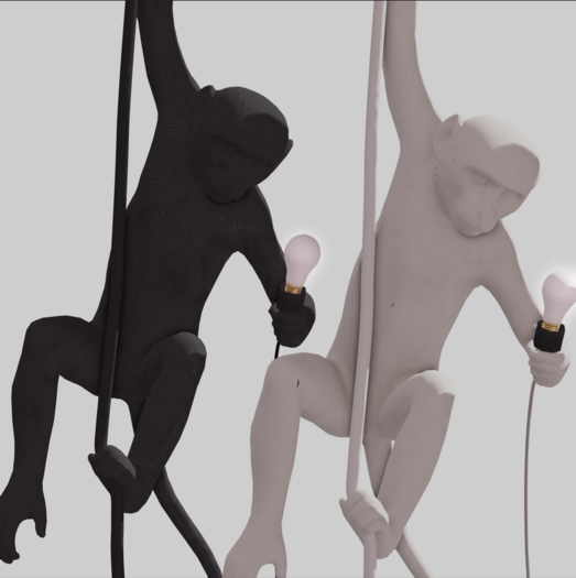  //BEAST HANGING MONKEY LAMPS 
