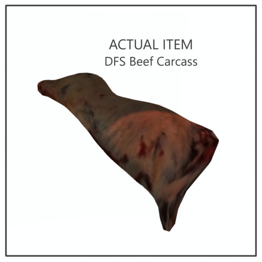DFS Beef Carcass - ACTUAL ITEM