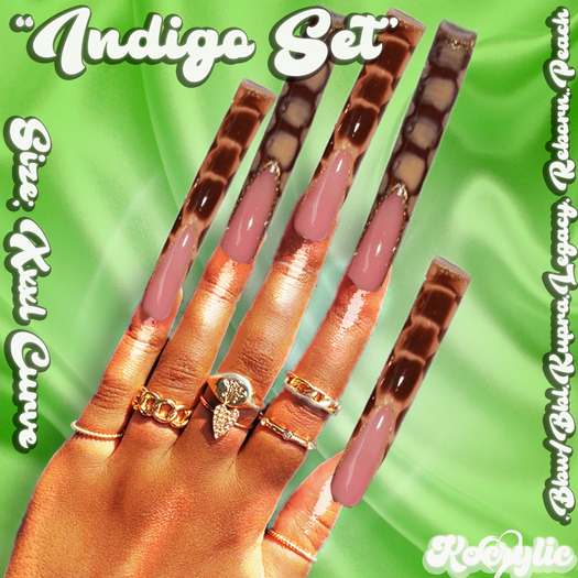 *KOCRYLIC- INDIGO SET