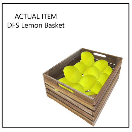 DFS Lemon Basket - ACTUAL ITEM