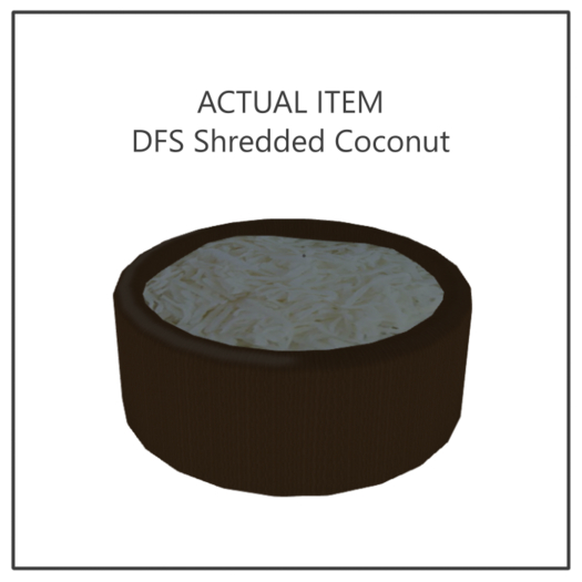 DFS Shredded Coconut - ACTUAL ITEM