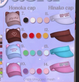7. Ayashi Honoka cap-Set1