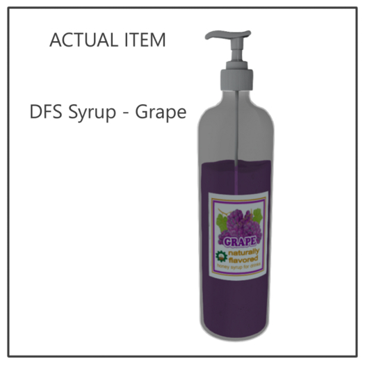 DFS Syrup - Grape - ACTUAL ITEM