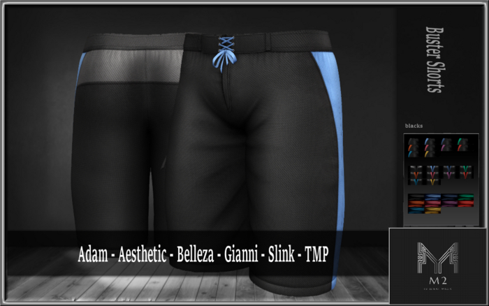  Buster Shorts Blacks FATPACK