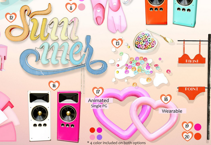 19. LEMME... Bikini Point / Pink 