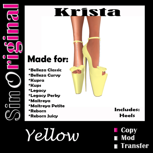 Krista Heels [YELLOW]