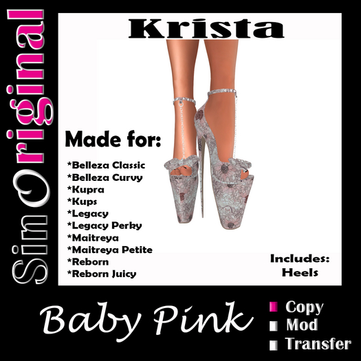 Krista Heels [BABY PINK]