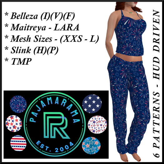 PAJAMARAMA - PATRIOTIC - FP1 BAG