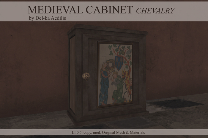 Medieval Cabinet Chevalry (c,m)