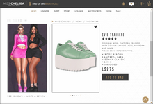 .miss chelsea. Evie Trainers Sage