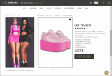 .miss chelsea. Evie Trainers Candy