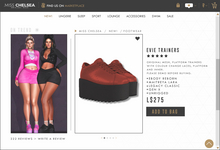 .miss chelsea. Evie Trainers Rust