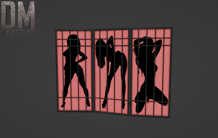 Girls Divider Full Perm Mesh