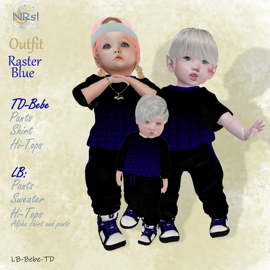 NRs!-Outfit Raster Blue-[WEAR]