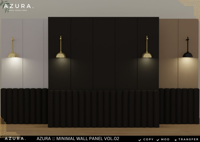AZURA ::: MINIMAL WALL PANEL VOL. 02 - MINIMALIST COLLECTION