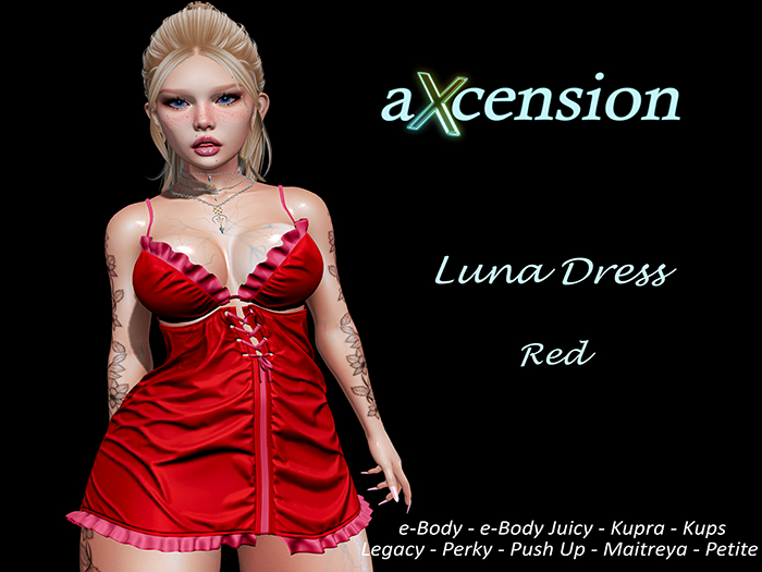 aX: Luna Dress red