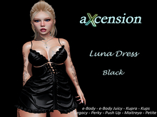aX: Luna Dress Black