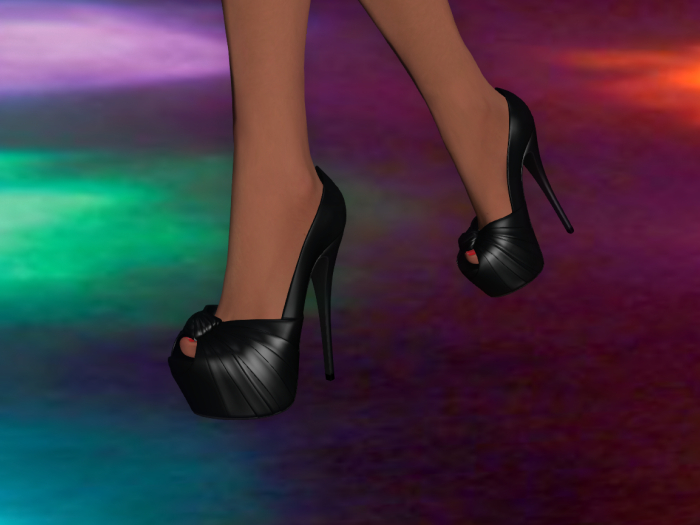 Second Life Marketplace - Maitreya Platform Overlayed Heels Black