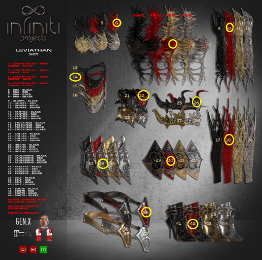 - INFINITI - Leviathan SET red