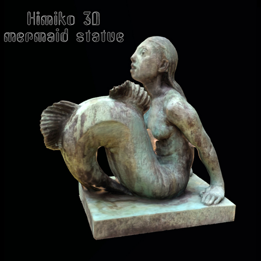 Himiko 3D-mermaid statue 