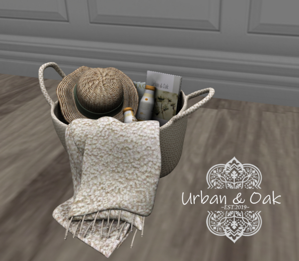 {U&O} Neutral Beach Bag