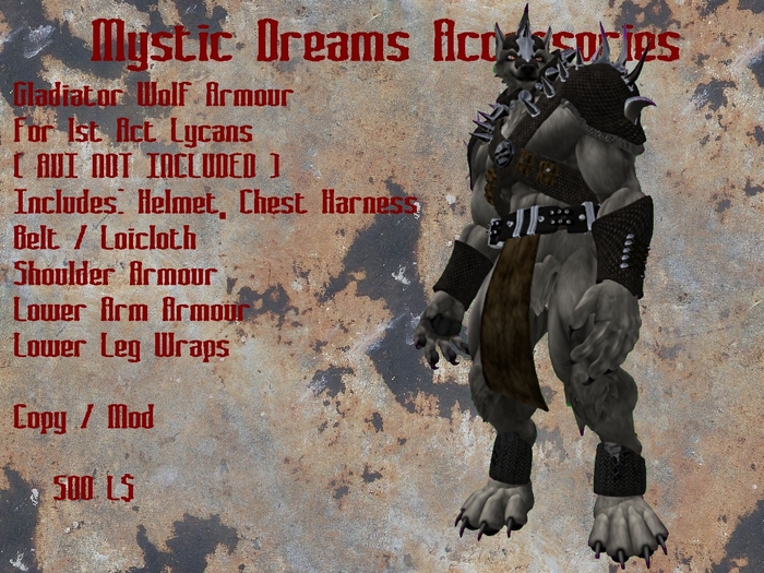 Gladiator Wolf Boxed