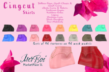 MerBoi  Cingcut Skirts - Set of 16 for Legacy