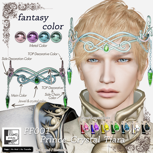 Schelm :) FF001 - Prince Crystal Tiara - Fantasy