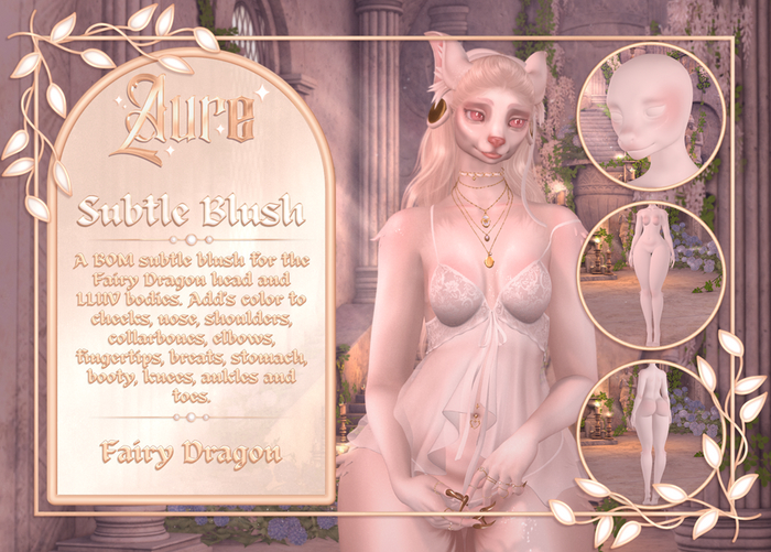 [ Aure ] Subtle Blush - Fairy Dragon | BOM