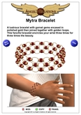 Angel's Creations: Mytra - Red Gems Bracelet
