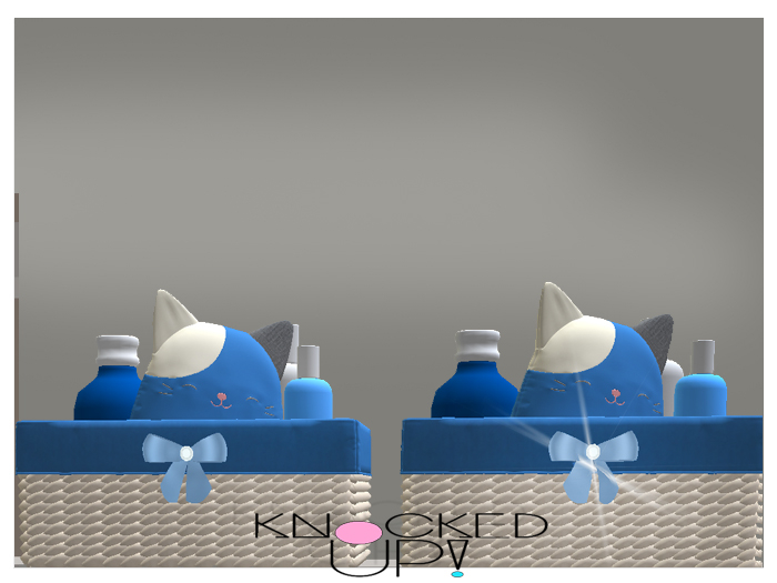 K^ Baby Kitty Baskets(Decor)Blue