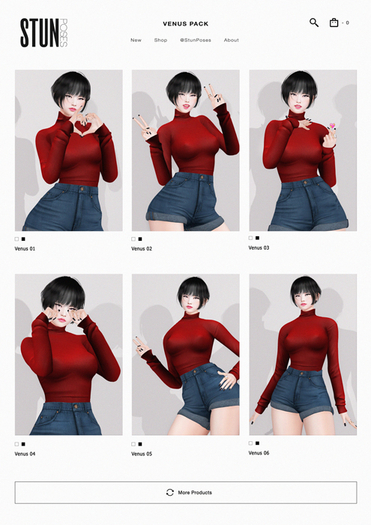 STUN - Pose Pack Collection Bento 'Venus' #173