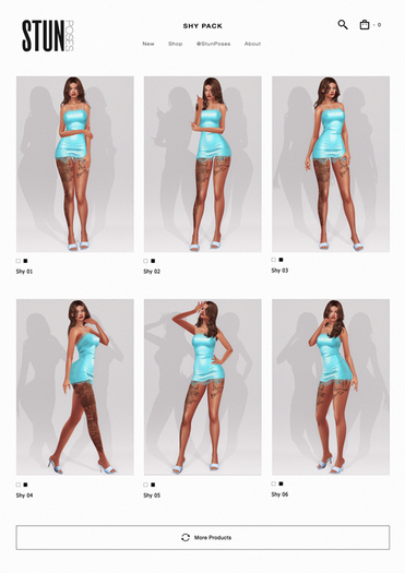 STUN - Pose Pack Collection Bento 'Shy' #181