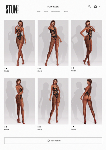 STUN - Pose Pack Collection Bento 'Fliw' #185