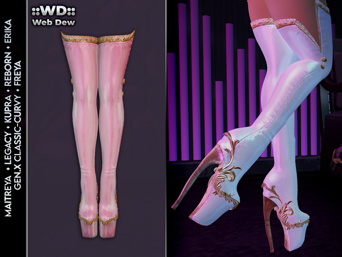 ::WD:: Boots Virginia - Pink