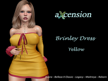 aX: Brinley Dress Yellow