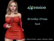 aX: Brinley Dress Red