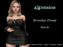 aX: Brinley Dress Black