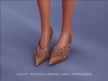 $NT Futuristic Kitten Heels NUDE