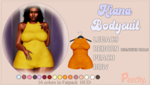 Peechy. Kiana Bodysuit - Peech
