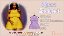 Peechy. Kiana Bodysuit - Lavender 