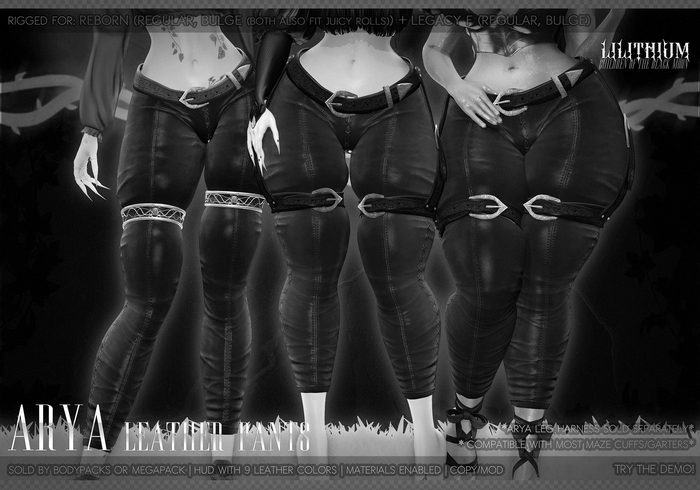 LILITHIUM - Arya Leather Pants [DEMO]