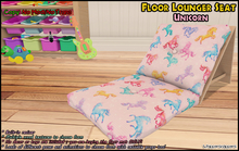 ! Whippersnappers ! - Floor Lounger Unicorn