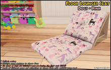! Whippersnappers ! - Floor Lounger Dogs Pink