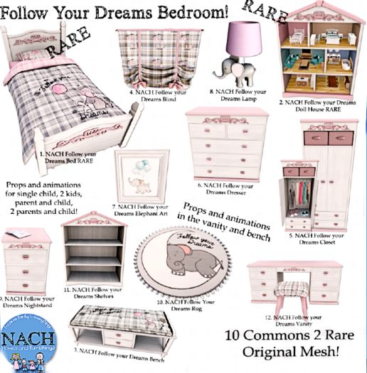 NACH Follow your Dreams Dresser