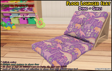 ! Whippersnappers ! - Floor Lounger Dino Girls