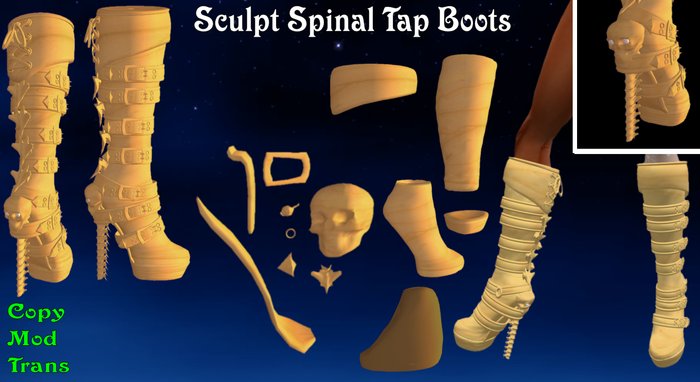 Sculpt Spinal Tap Boots